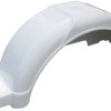 PAIR 10" WHITE PLASTIC MUDGUARDS