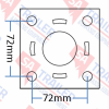 STD ELECTRIC MOUNT PLATE – 39mm ROUND HOLE - Image 2