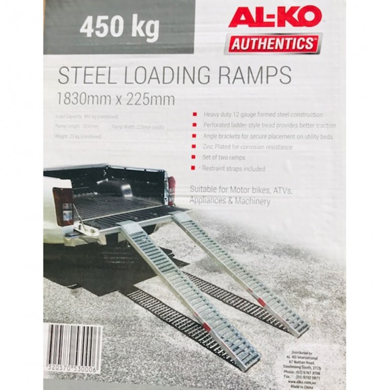 ALKO STEEL LOADING RAMPS (450 kg) SA Trailer