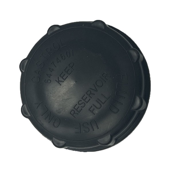 7/8" MASTER CYLINDER CAP ONLY WHITE/BLACK - Image 3
