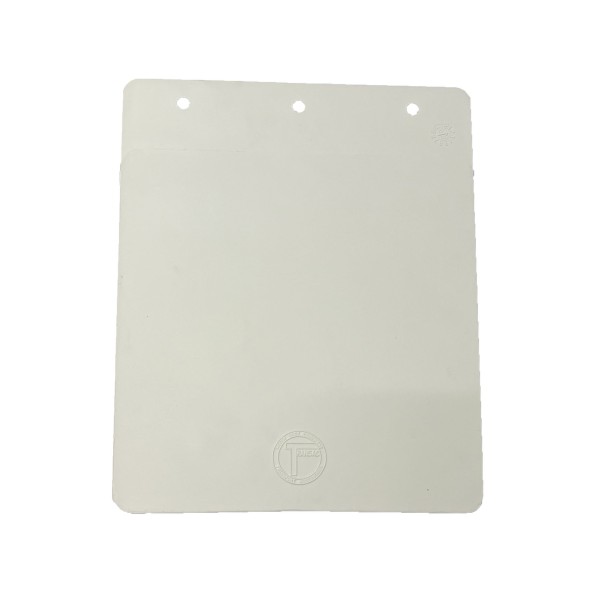 8.25”(W) x 10”(L) PLAIN MUDFLAP (WHITE)