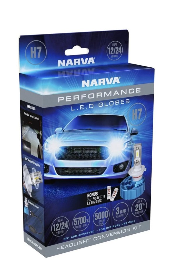 NARVA PR 12/24V H7 LED PERFORMANCE GLOBES