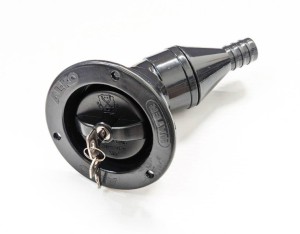 HUME WATER FILLER WITH LOCKABLE CAP - BLACK